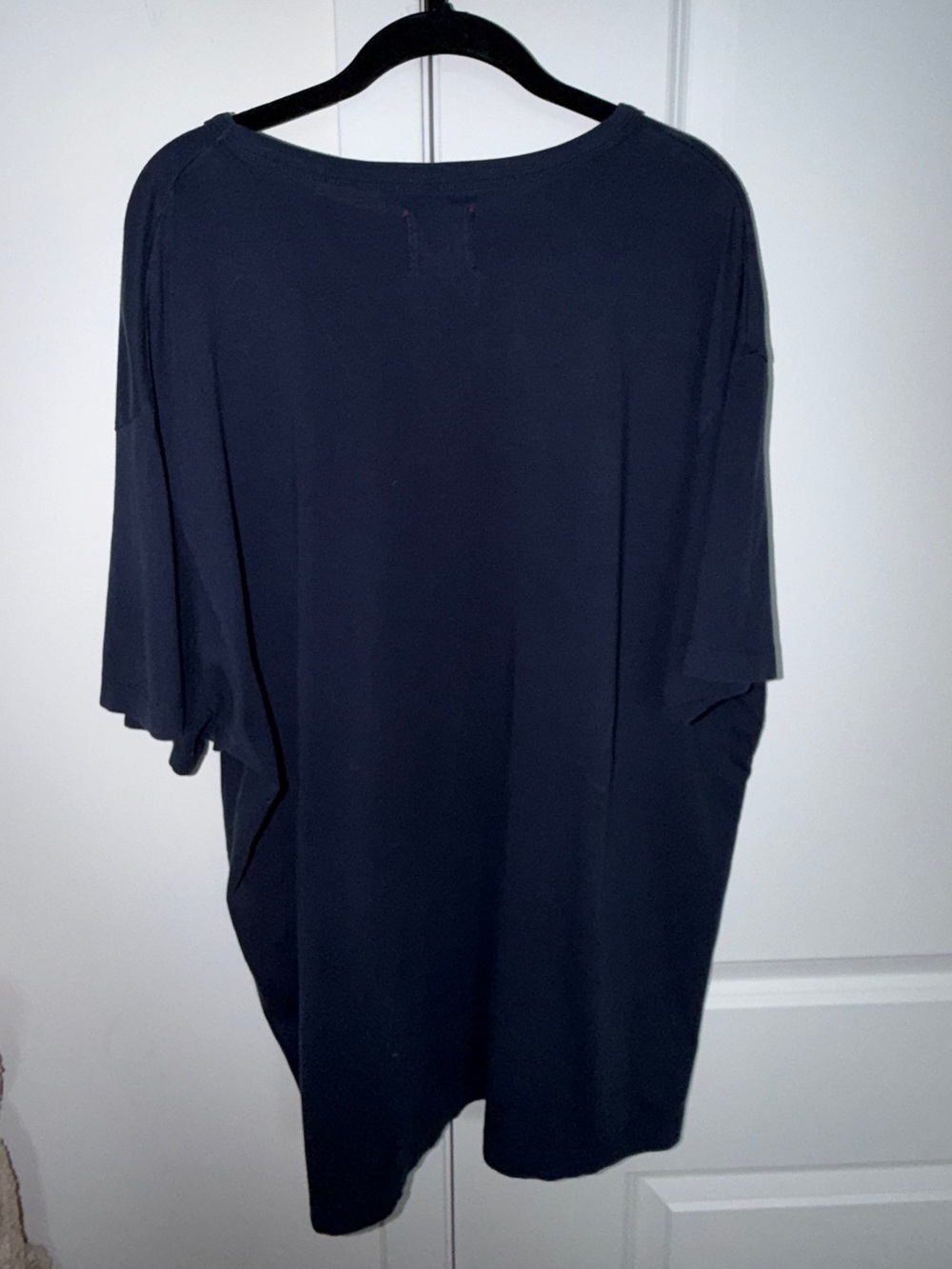 American Eagle “COLLEGE” Graphic Oversized Tee | 2XL | Navy | Like New - Picture 3 of 3